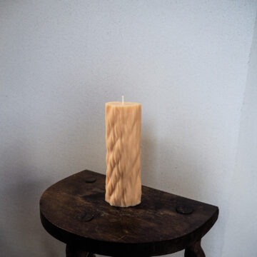 Bougie Torsadée Rose II - Osorno